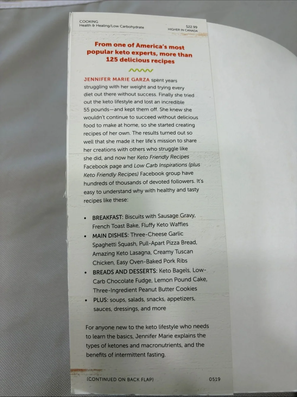 Easy Keto for Busy People Cookbook by Jennifer Marie Garza